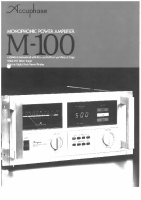 Accuphase-M-100-Brochure