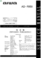 Aiwa-AD-F850-Service-Manual