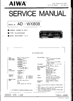 Aiwa-AD-WX808-Service-Manual