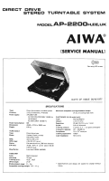 Aiwa-AP-2200-Service-Manual