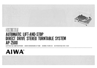 Aiwa-AP-2500-Owners-Manual