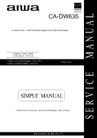 Aiwa-CA-DW635-Service-Manual 