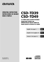 Aiwa-CSD-TD39-Owners-Manual 