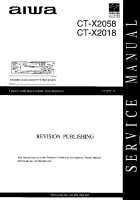Aiwa-CT-X2018-X2058-Service-Manual