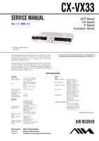 Aiwa-CX-VX33-Service-Manual