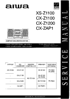 Aiwa-CX-Z1100-Z1200-ZAP1-Service-Manual