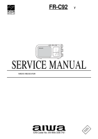 Aiwa-FR-C92-Service-Manual