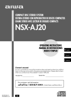 Aiwa-NSX-AJ20-Owners-Manual