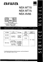Aiwa-NSX-AV85-Service-Manual