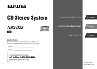 Aiwa-NSX-D23-Owners-Manual