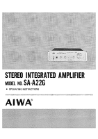 Aiwa-SA-A22G-Owners-Manual