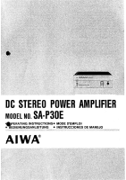 Aiwa-SA-P30E-Owners-Manual