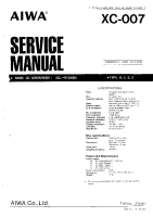 Aiwa-XC-007-Service-Manual 