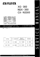 Aiwa-XG-360-Service-Manual