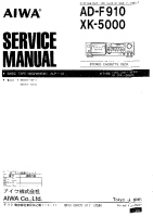 Aiwa-XK-5000-Service-Manual