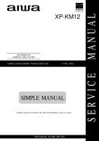 Aiwa-XP-KM12-Service-Manual 