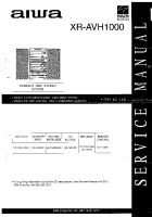 Aiwa-XR-AVH1000-Service-Manual