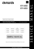 Aiwa-XR-M88-M89-Service-Manual