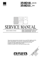 Aiwa-XR-MD100-MD101-Service-Manual-Suppl