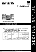 Aiwa-Z-D3100M-Service-Manual