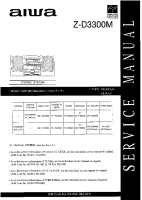 Aiwa-Z-D3300M-Service-Manual