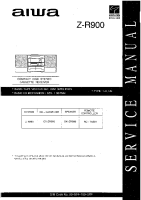 Aiwa-Z-R900-Service-Manual