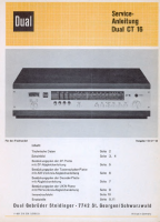 Dual CT-16-Service-Manual - Ownersmanual.eu