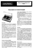 Grundig-PS-67-Owners-Manual