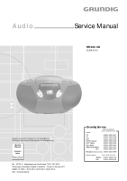 Grundig-RR-300-CD-Service-Manual