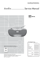 Grundig-RRCD-9100-PLL-Service-Manual