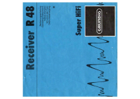 Grundig-Receiver-R-48-Owners-Manual