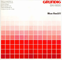 Grundig-SXV-6000-Owners-Manual