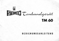 Grundig-TM-60-Owners-Manual