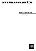 Marantz-CD-17-Mk2-Owners-Manual 