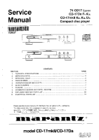 Marantz-CD-17-Mk2-Service-Manual 