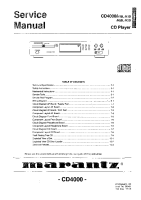Marantz-CD-4000-Service-Manual