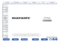 Marantz-CD-5005-Owners-Manual 