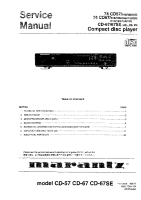 Marantz-CD-67-SE-Service-Manual 