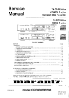 Marantz-CDR-630-Service-Manual