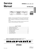 Marantz-DR-4050-Service-Manual