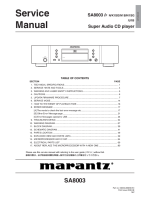 Marantz-SA-8003-Service-Manual