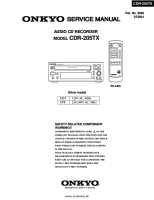 Onkyo-CDR-205-TX-Service-Manual