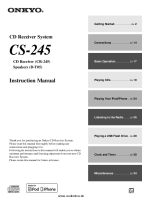 Onkyo-CS-245-Owners-Manual 