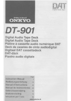 Onkyo-DT-901-Owners-Manual 