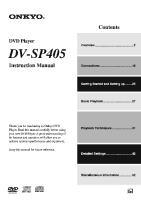 Onkyo-DVSP-405-Owners-Manual 
