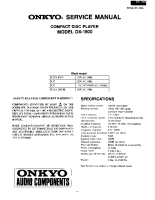 Onkyo-DX-1800-Service-Manual