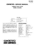 Onkyo-DX-2800-Service-Manual
