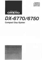 Onkyo-DX-6750-Owners-Manual