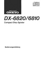 Onkyo-DX-6820-Owners-Manual