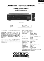 Onkyo-DX-750-Service-Manual 